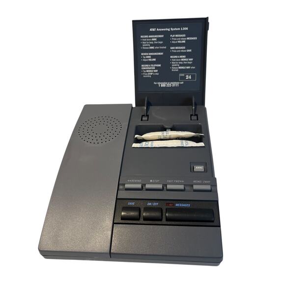 AT&T Vintage Remote Answering Machine Model 1306 NOS 1990 open box - Picture 6 of 6